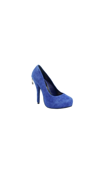 4 1/2\" Platform With Zipper Covered Heel